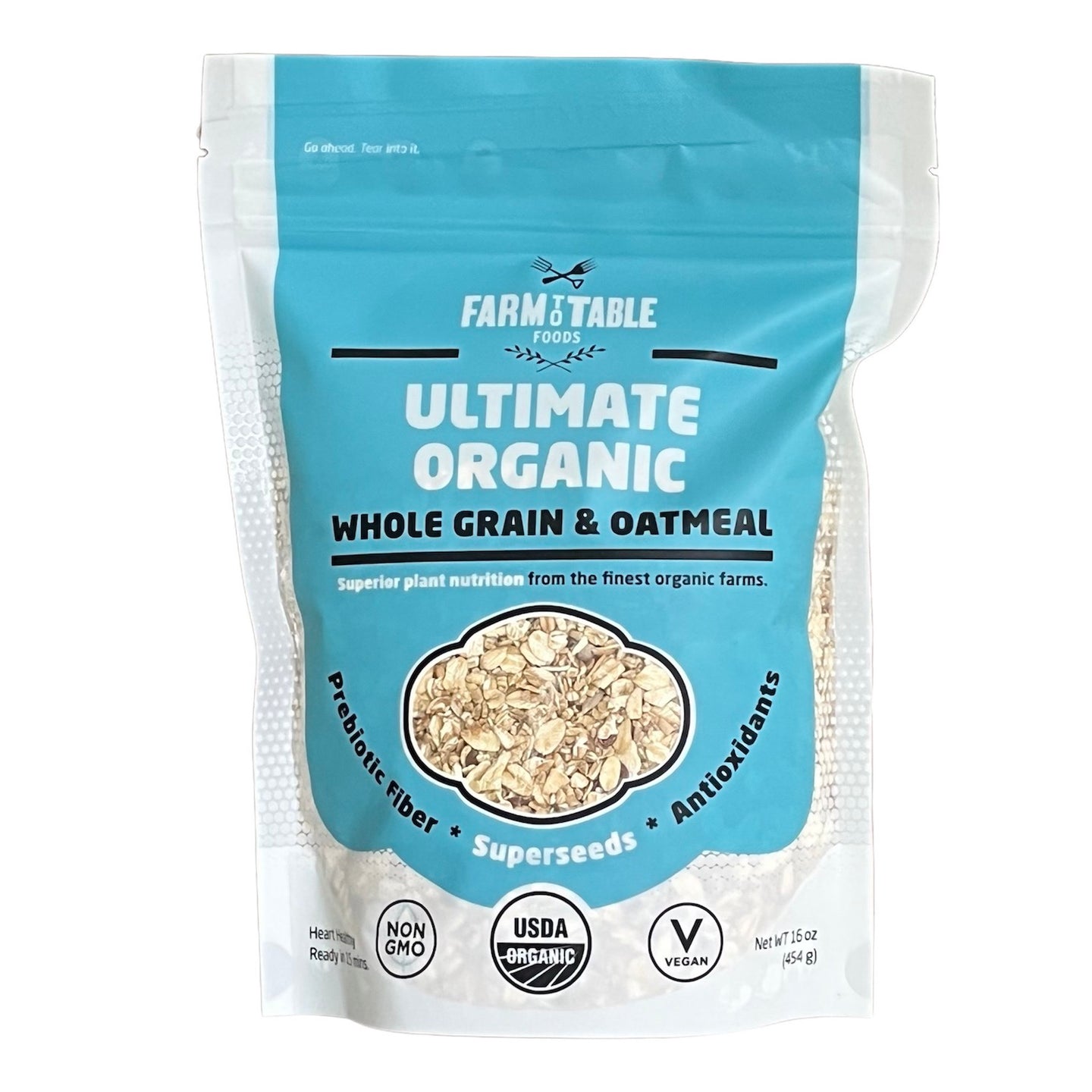 Ultimate Organic Oatmeal & Whole Grain 3 pack - Farm to Table Foods.