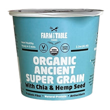 Organic Hemp and Chia Ancient Grain Oatmeal Cups-12 Pack